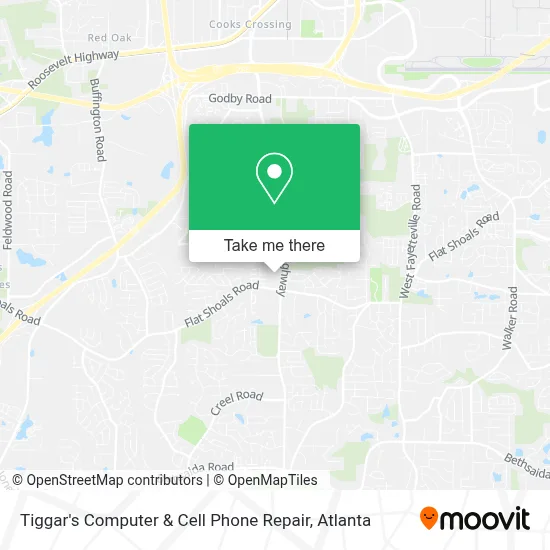 Tiggar's Computer & Cell Phone Repair map