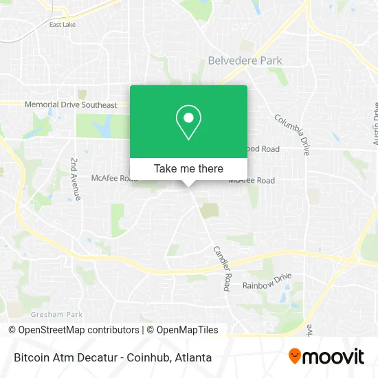 Bitcoin Atm Decatur - Coinhub map