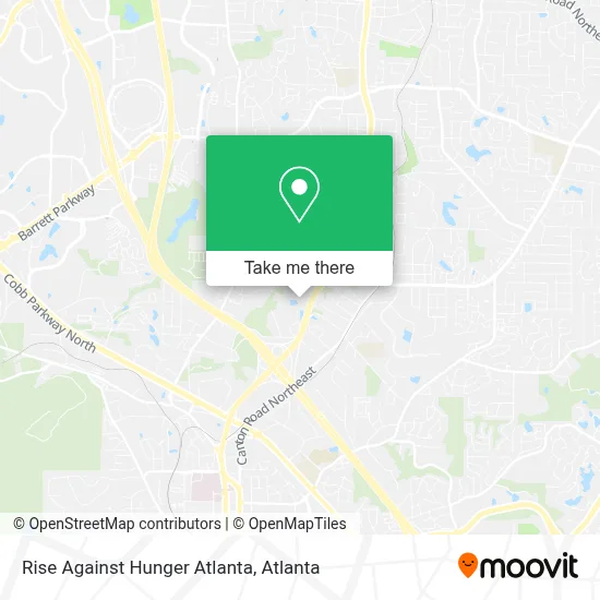 Rise Against Hunger Atlanta map