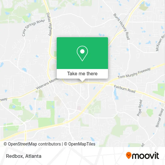 Redbox map