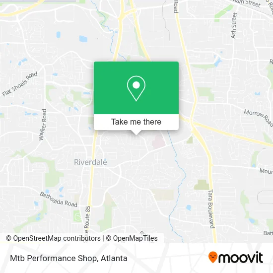 Mtb Performance Shop map