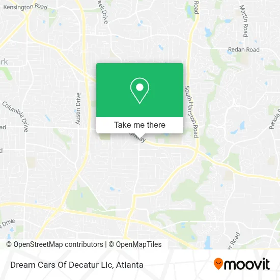 Dream Cars Of Decatur Llc map