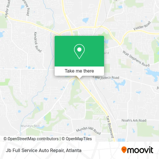 Jb Full Service Auto Repair map