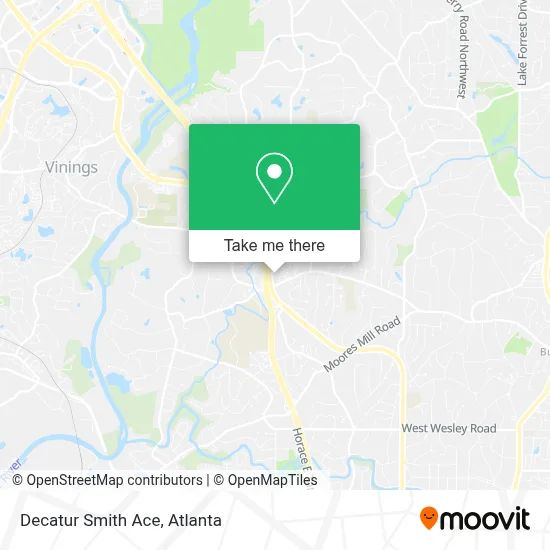 Decatur Smith Ace map