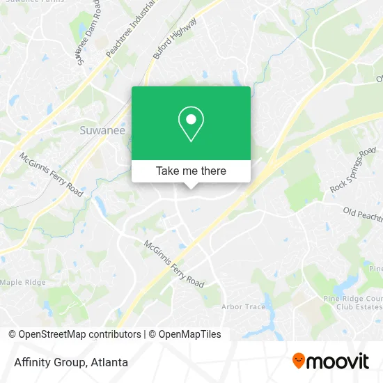 Affinity Group map