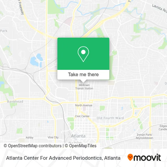 Atlanta Center For Advanced Periodontics map