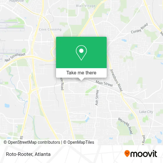 Roto-Rooter map