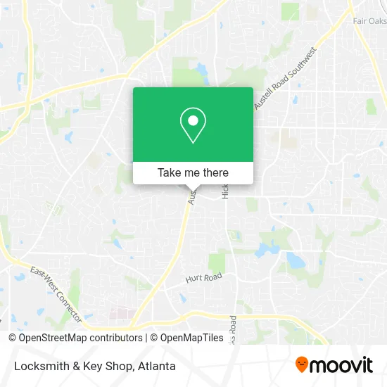 Locksmith & Key Shop map