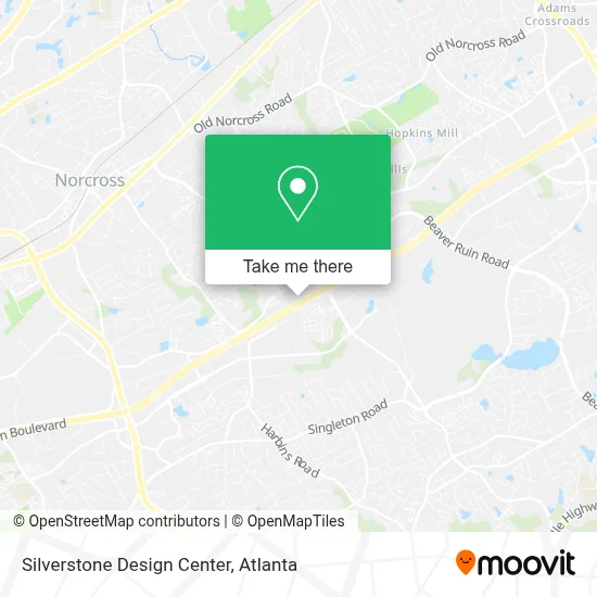 Silverstone Design Center map