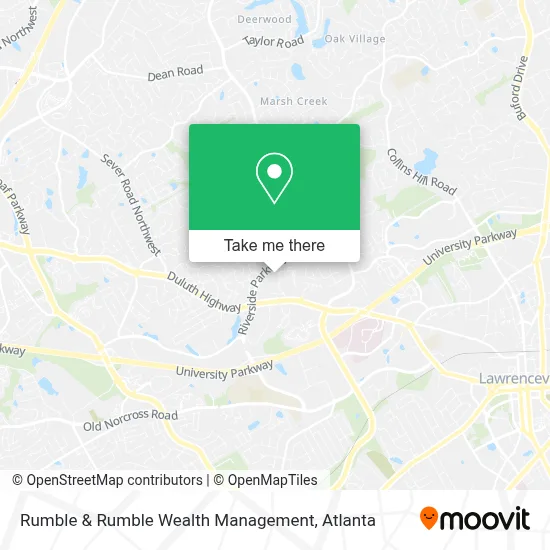 Rumble & Rumble Wealth Management map