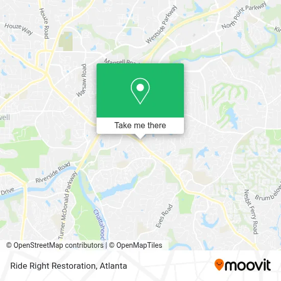 Ride Right Restoration map