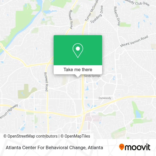 Atlanta Center For Behavioral Change map