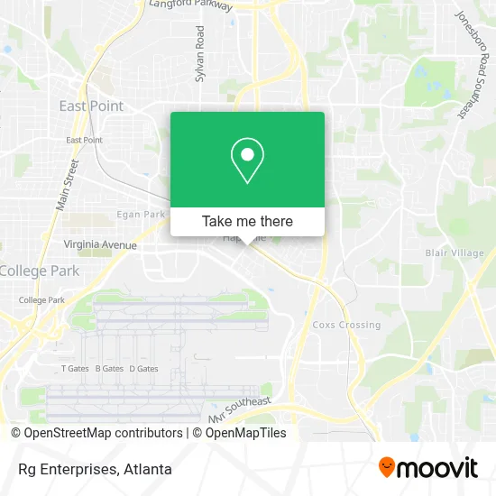 Rg Enterprises map