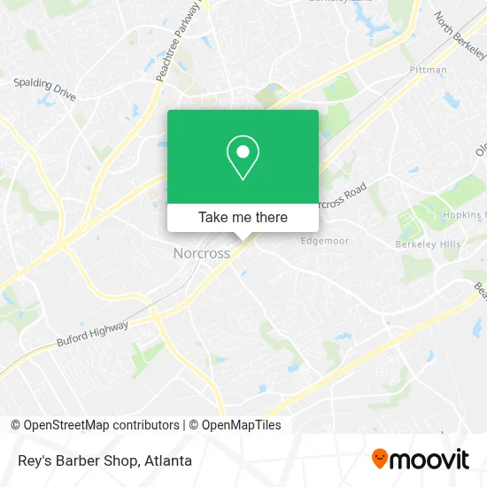 Rey's Barber Shop map