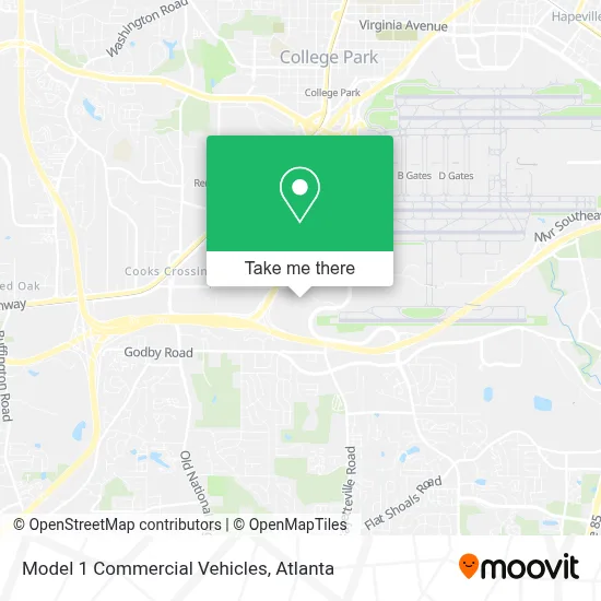 Model 1 Commercial Vehicles map