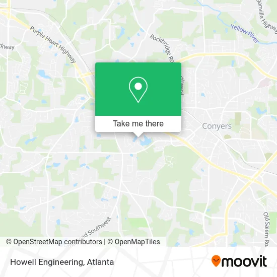Howell Engineering map