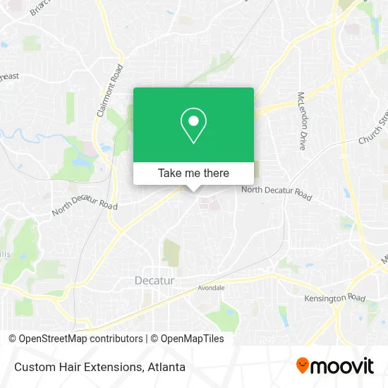 Custom Hair Extensions map
