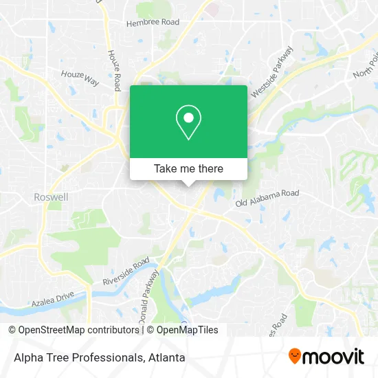 Alpha Tree Professionals map