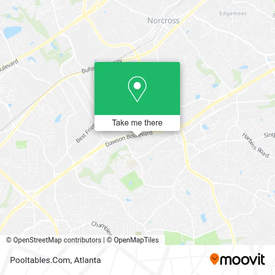 Pooltables.Com map