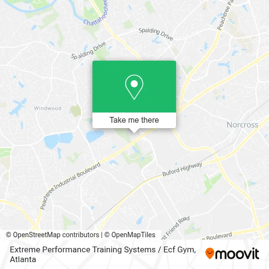 Extreme Performance Training Systems / Ecf Gym map