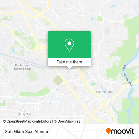 Soft Glam Spa map