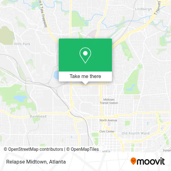Relapse Midtown map