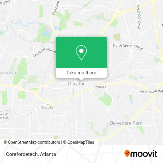 Coreforcetech map