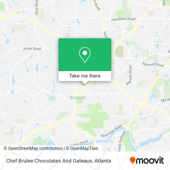 Chef Brulee Chocolates And Gateaux map
