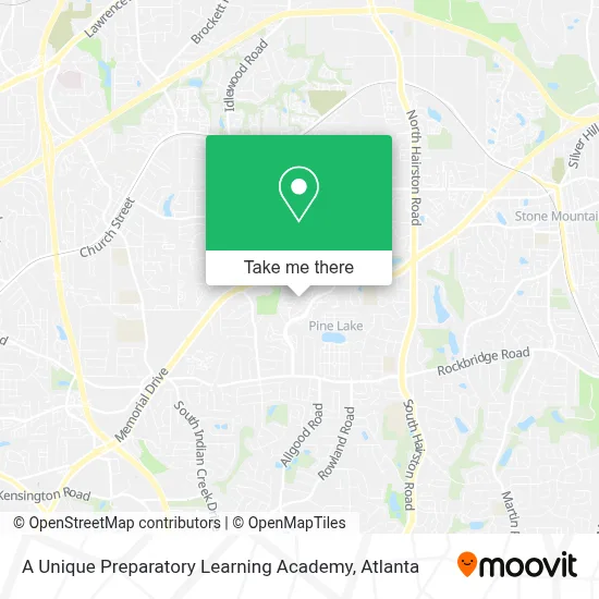 A Unique Preparatory Learning Academy map