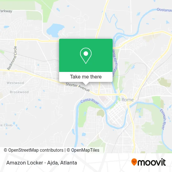 Amazon Locker - Ajda map