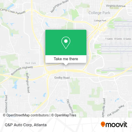 Q&P Auto Corp map