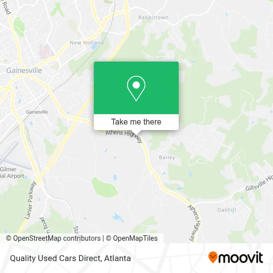 Quality Used Cars Direct map