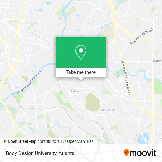 Body Design University map