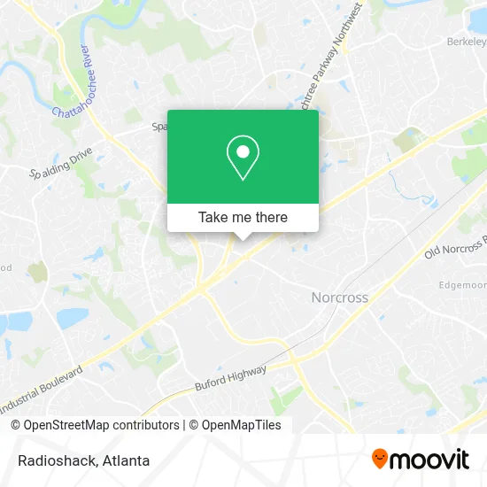 Radioshack map