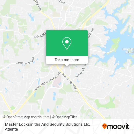 Master Locksmiths And Security Solutions Llc map