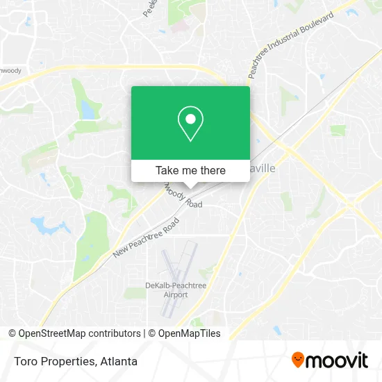 Toro Properties map