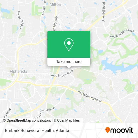 Embark Behavioral Health map