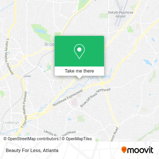 Beauty For Less map