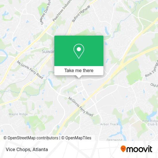 Vice Chops map
