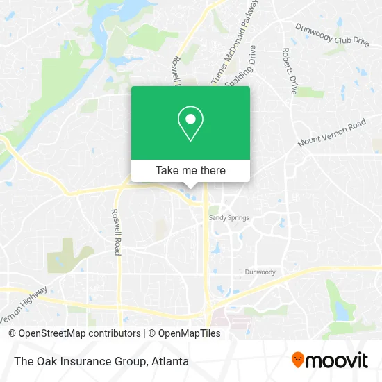 The Oak Insurance Group map