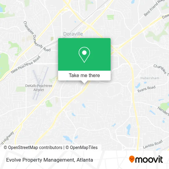 Evolve Property Management map