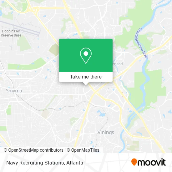 Navy Recruiting Stations map