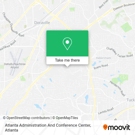 Atlanta Administration And Conference Center map