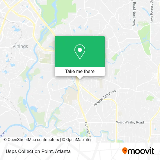 Usps Collection Point map