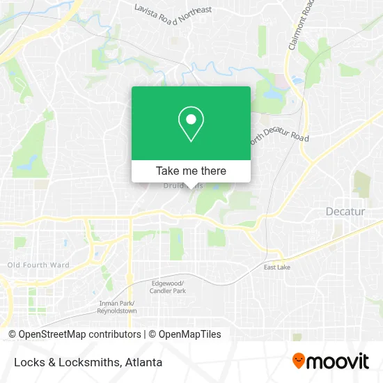 Locks & Locksmiths map