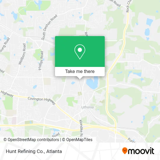Hunt Refining Co. map