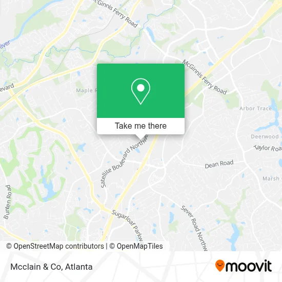 Mcclain & Co map