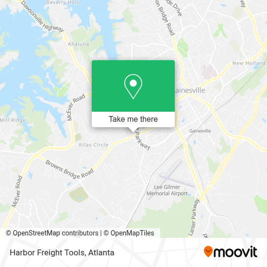 Harbor Freight Tools map