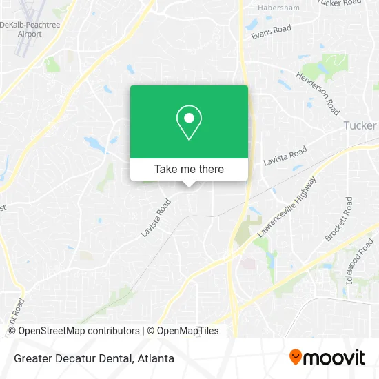 Greater Decatur Dental map