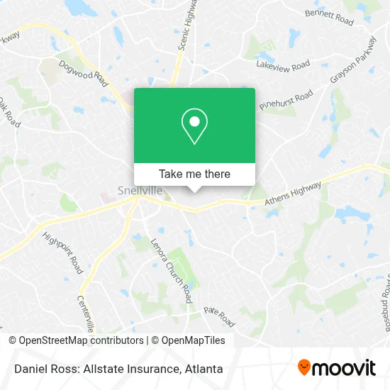 Daniel Ross: Allstate Insurance map